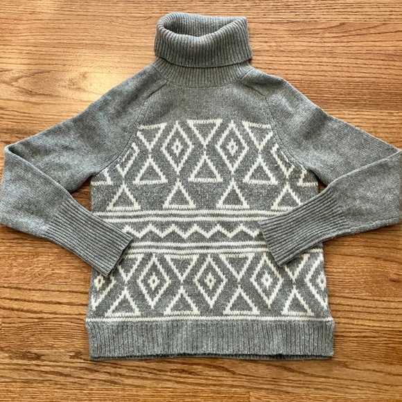 J. Crew Wool Fair Isle Turtleneck Sweater - Picture 3 of 4